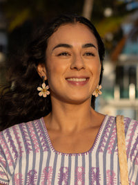 Huipil Artesanal Lila