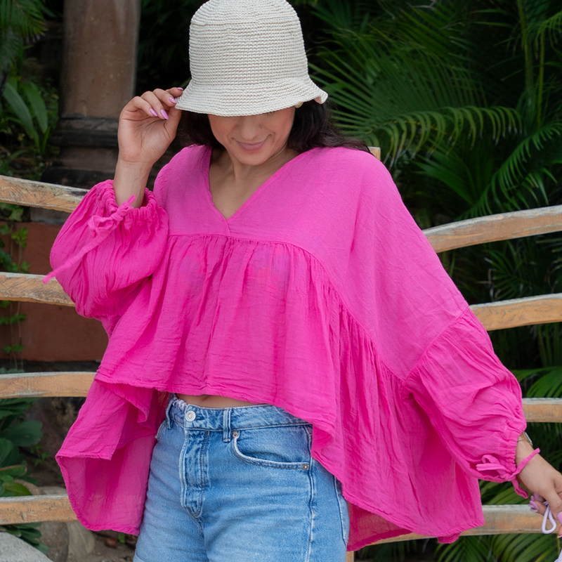 Blusa de manta Mariposa