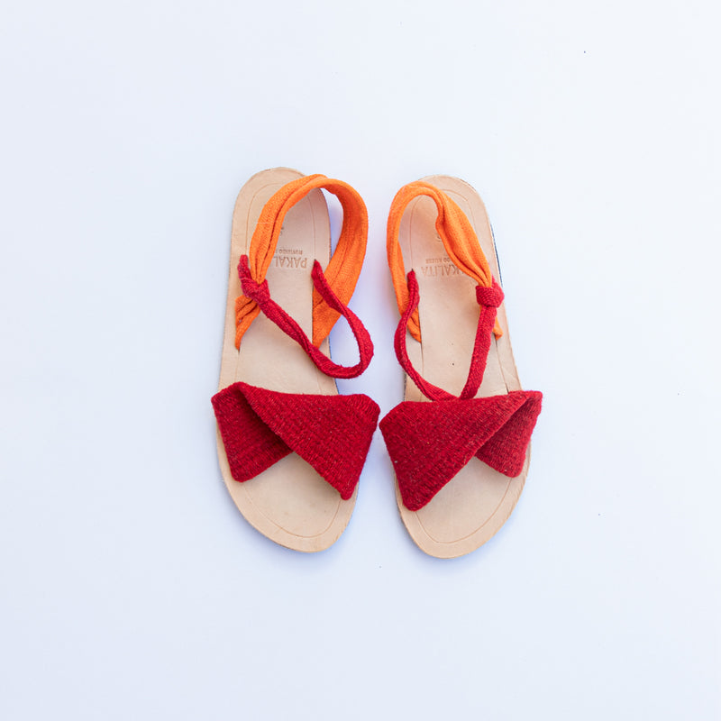 Sandalias Artesanales Rojas