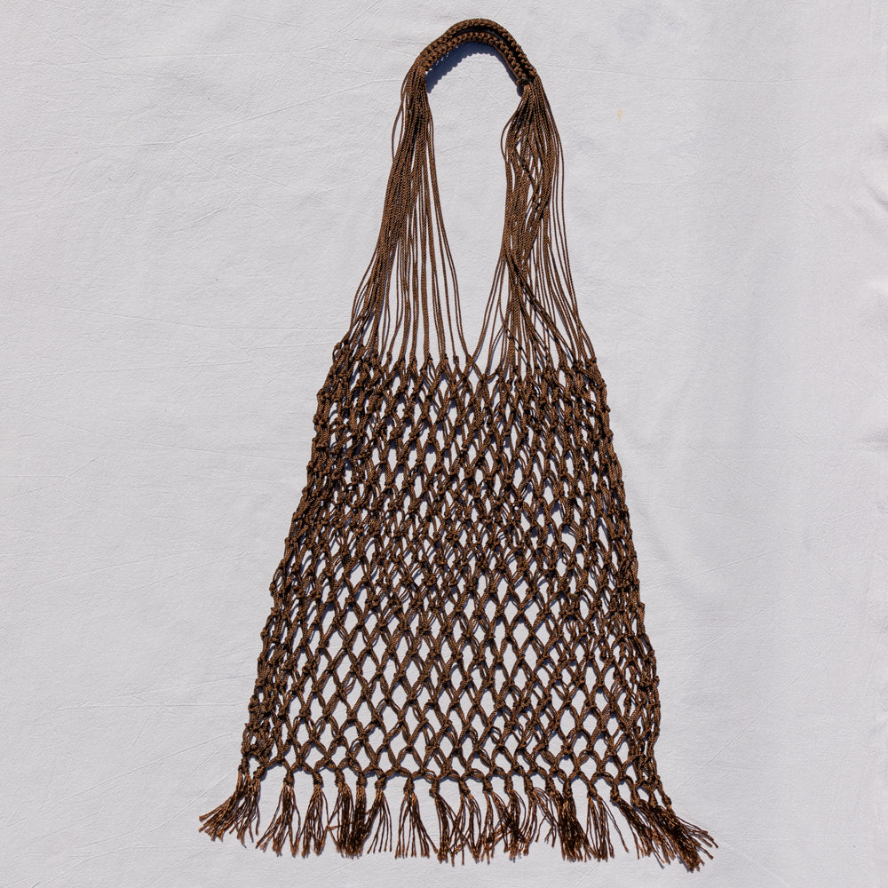 Bolsa tejida pesquera