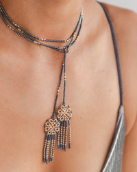 Collar corbatera huichol