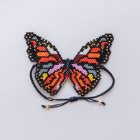 Pulsera mariposa de chaquira