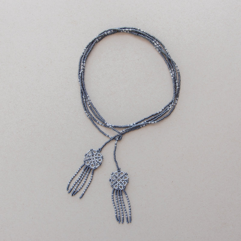 Collar corbatera huichol