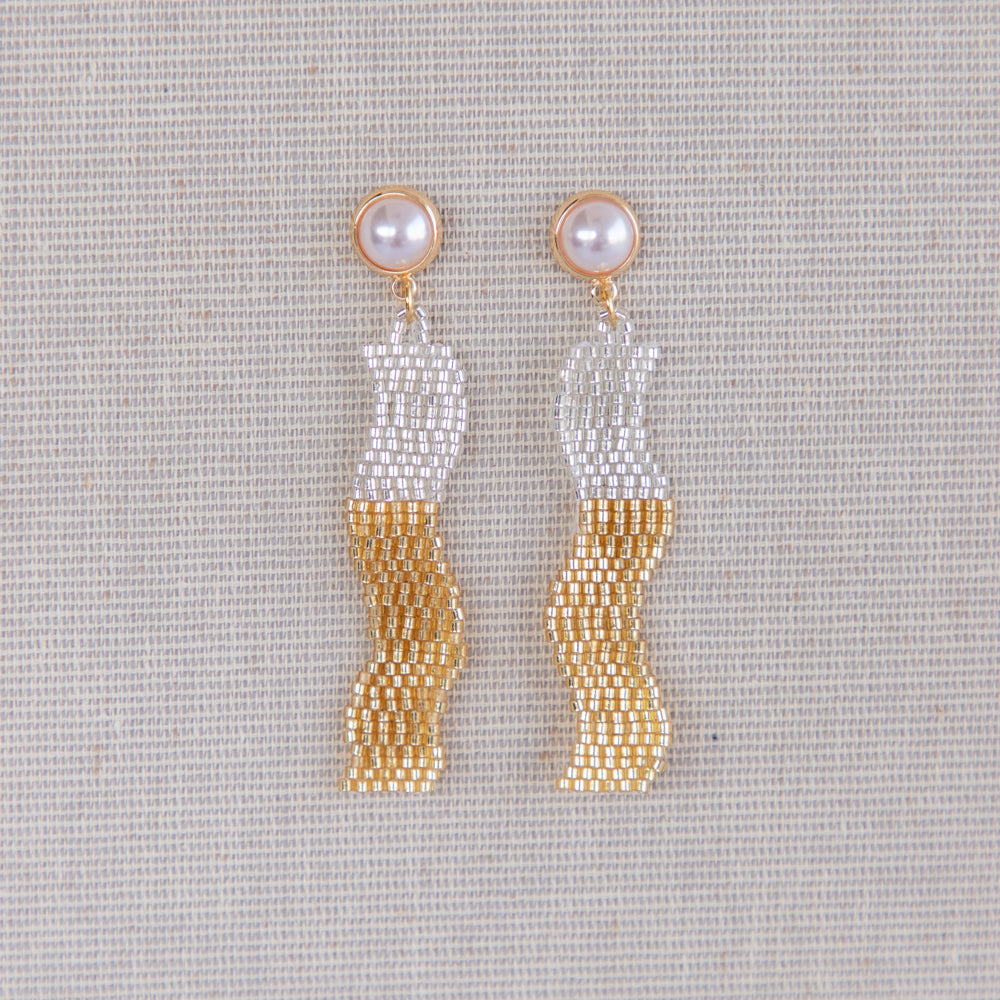 Aretes Chaquira Grandes 08