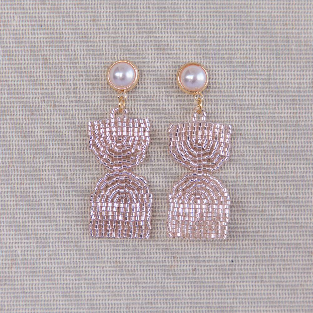 Aretes Chaquira Grandes 09