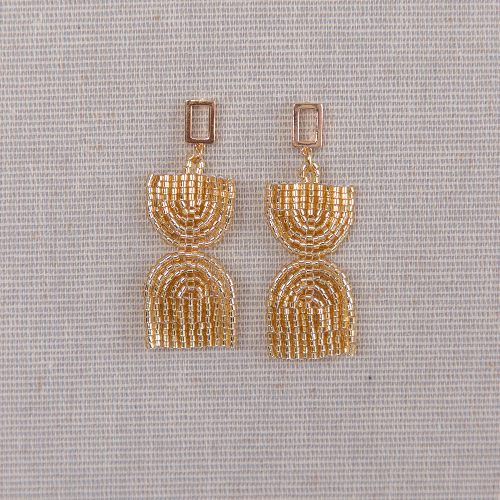 Aretes Chaquira Grandes 12